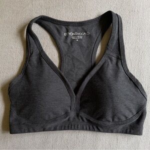 Beyond Yoga Spacedye Lift Your Spirits Bra - Darkest Night M